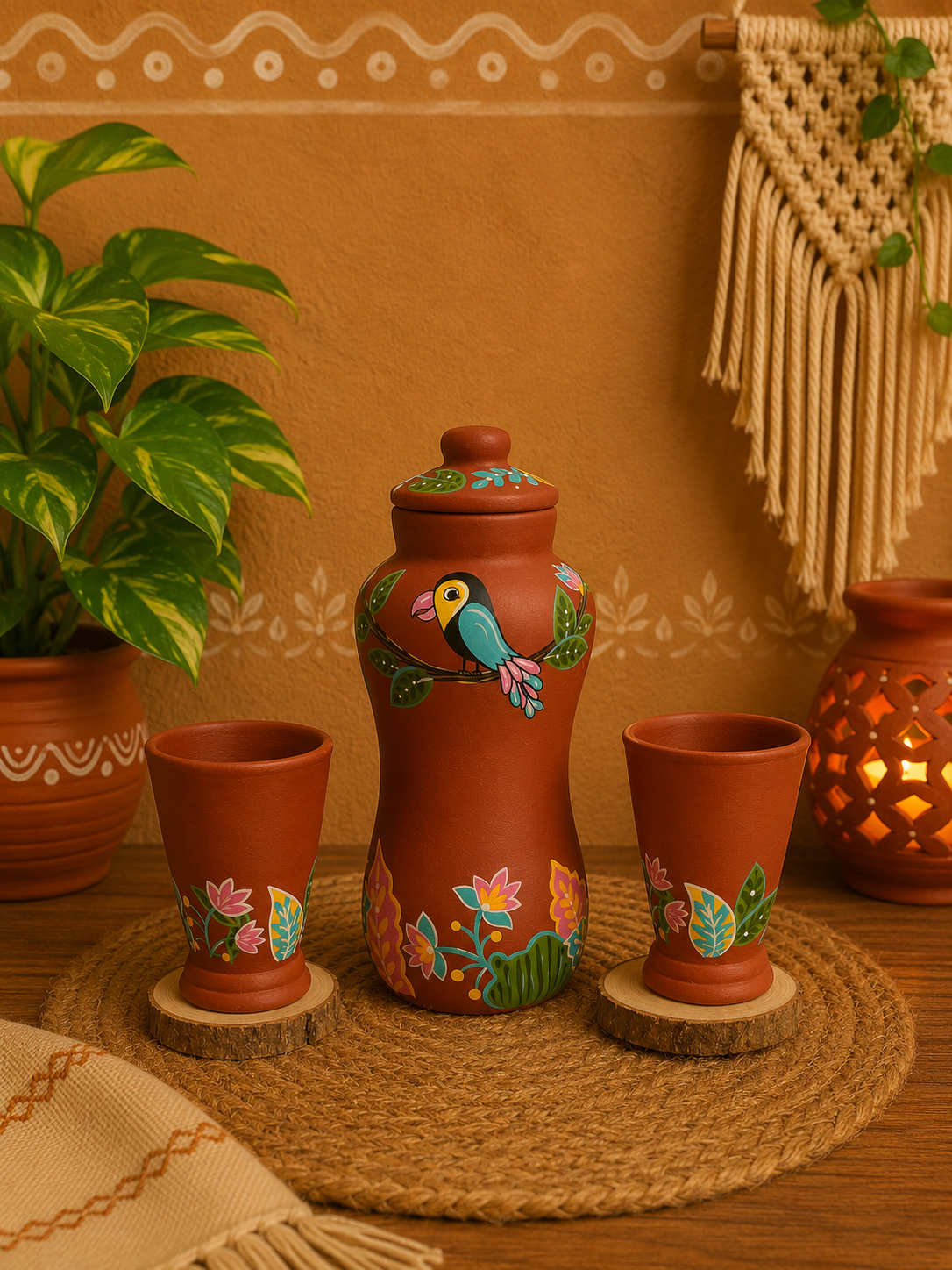 Peppy Parrot Bottle Set