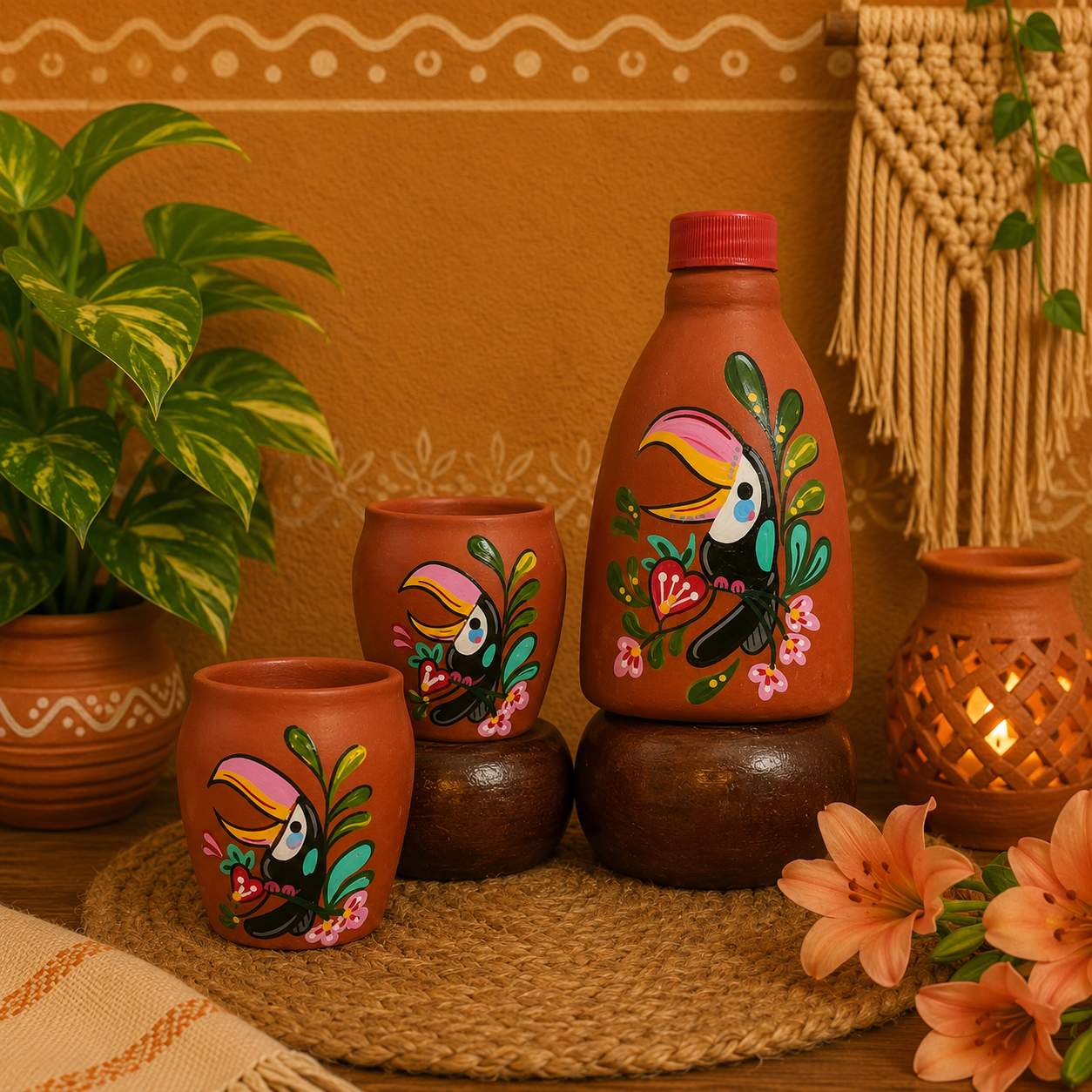 Toucan Tropic Bottle Set