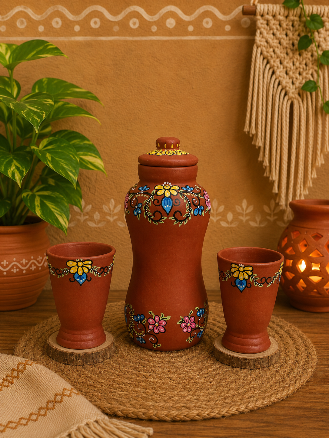 Gul-Dasta Jar Bottle Set