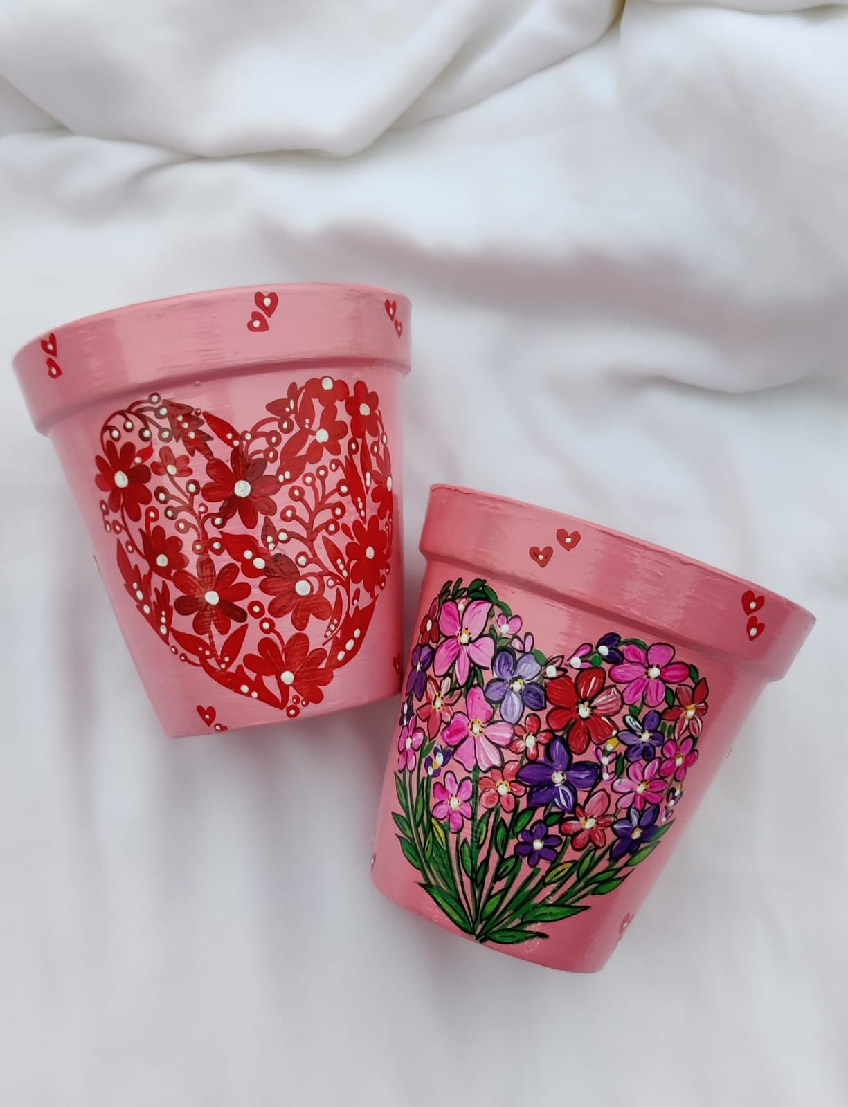 Petals from Heart Planter Set