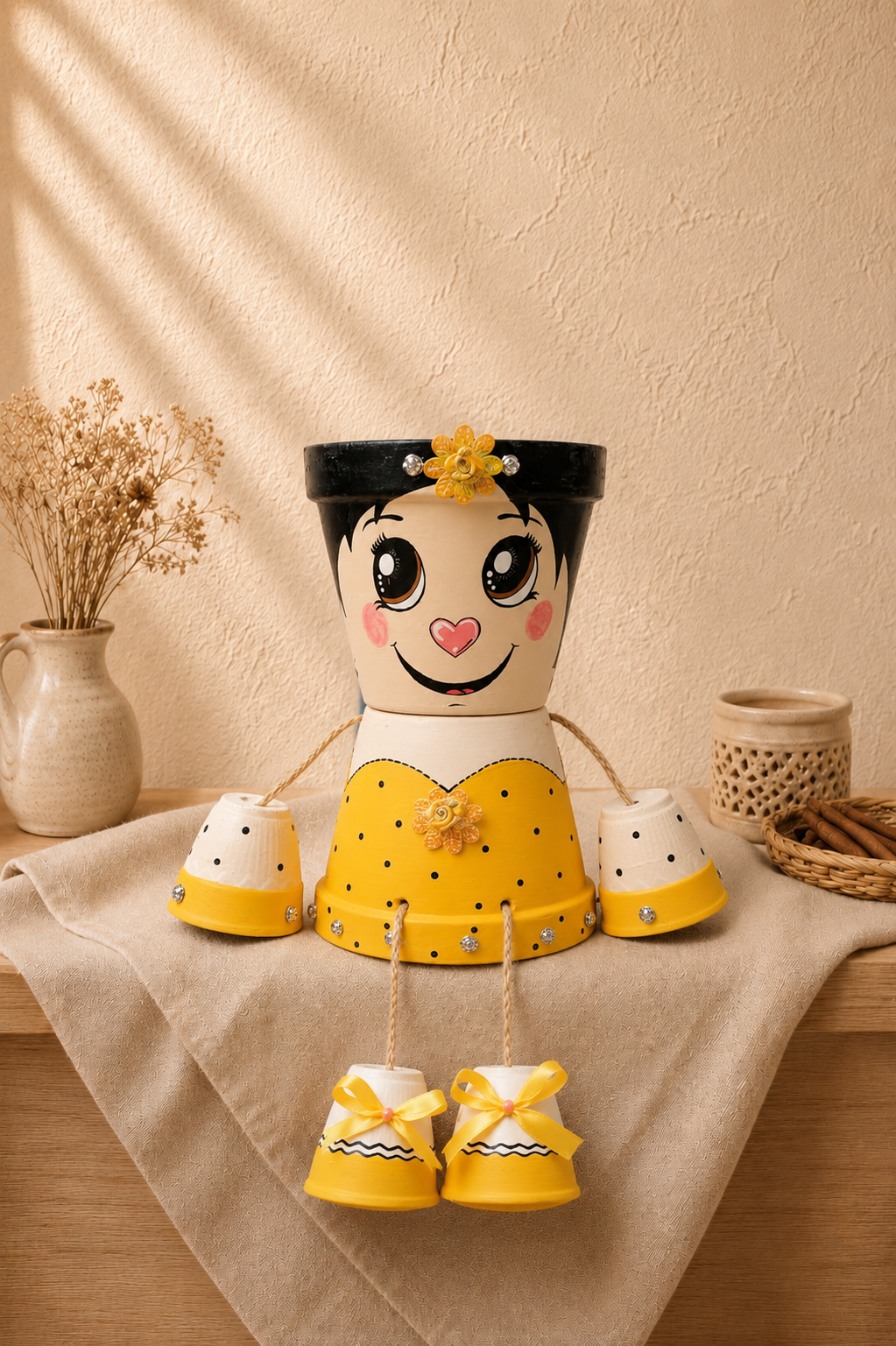 The Garden Doll Planter Set