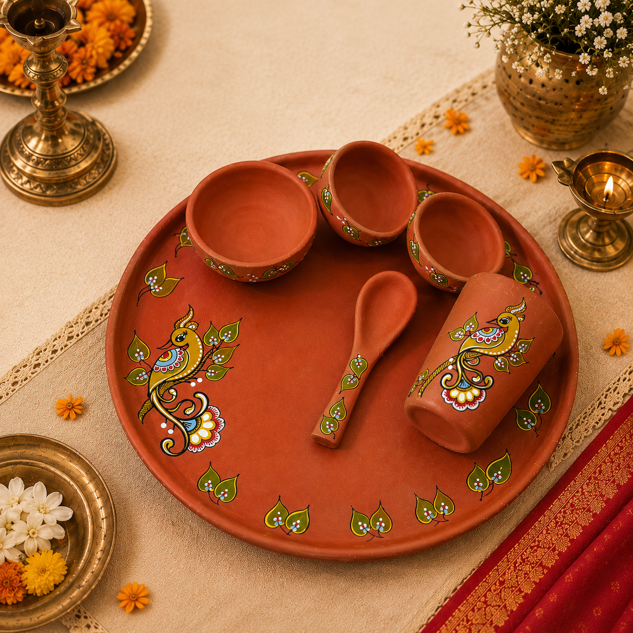 The Parrot Garden Thal Set