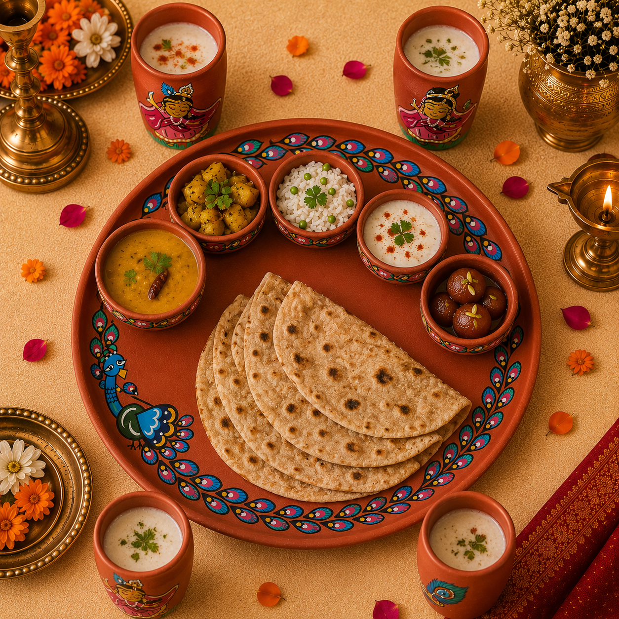 Radha Rani Special Bhog Thal Set