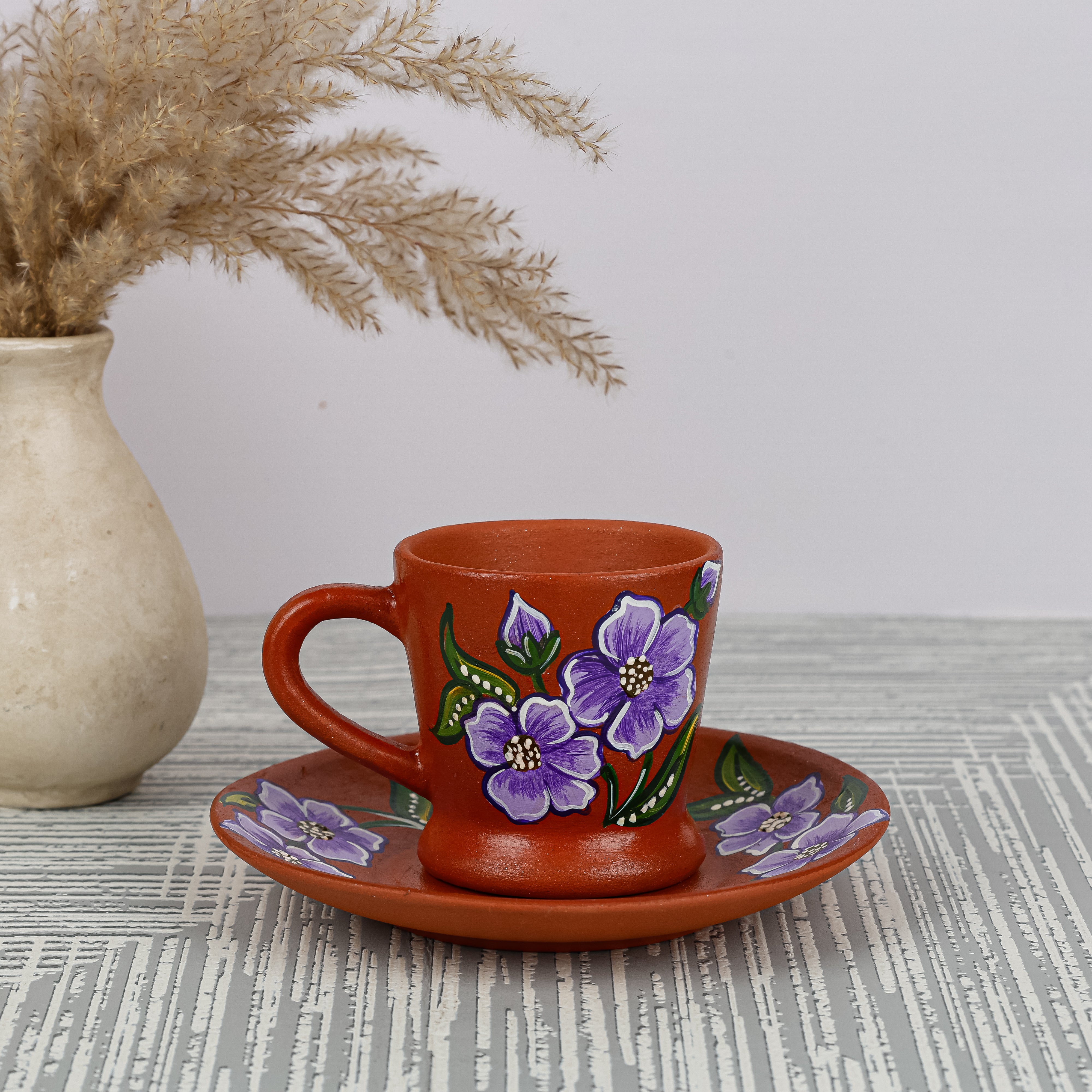 Bloomcraft Terracotta Full Tea set