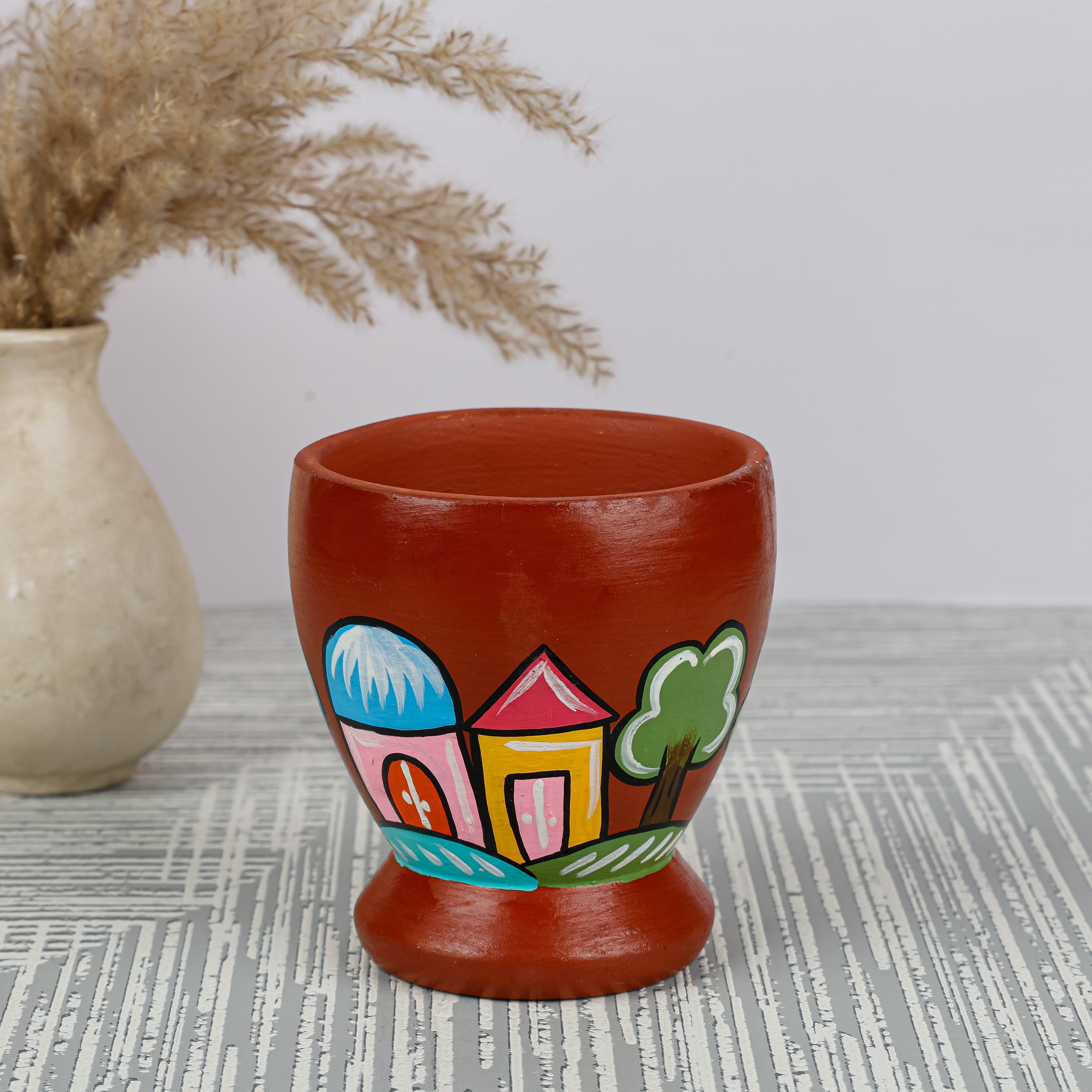 The Heritage Hamlet Terracotta Full Tea Set