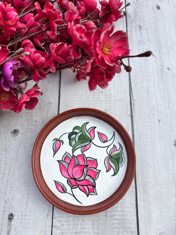 Pink Botanica Wall Plate